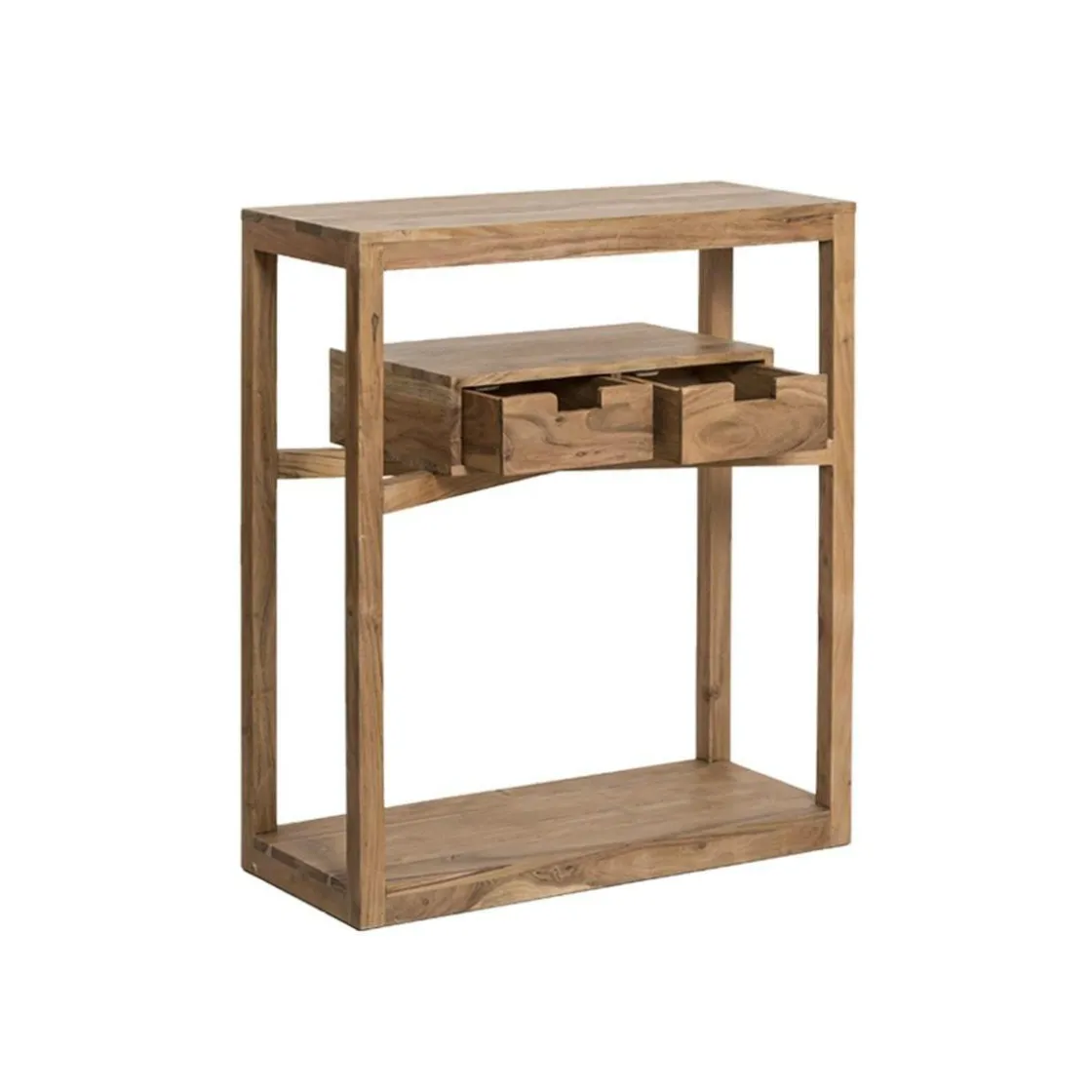 Made in Meubles Table Console<Console en bois d’acacia massif Oslo