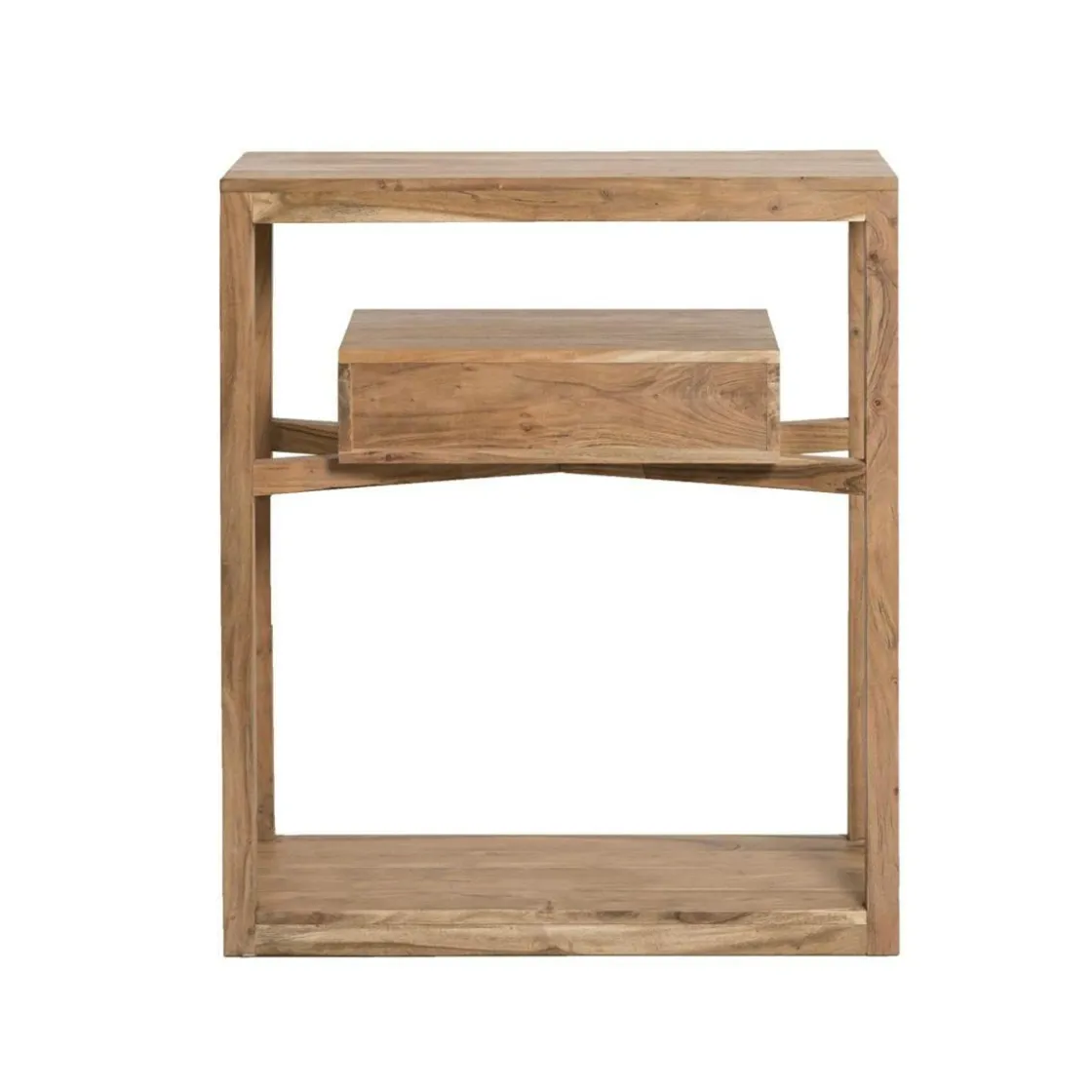 Made in Meubles Table Console<Console en bois d’acacia massif Oslo