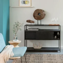 Made in Meubles Table Console<Console en bois de manguier Lilian