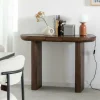Made in Meubles Table Console<Console en bois de manguier Kate