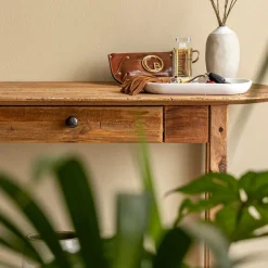 Made in Meubles Table Console<Console en bois de pin recyclé Blaise