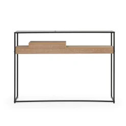 Made in Meubles Table Console<Console en bois et métal Ortense