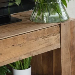 Made in Meubles Table Console<Console en bois recyclé Blaise