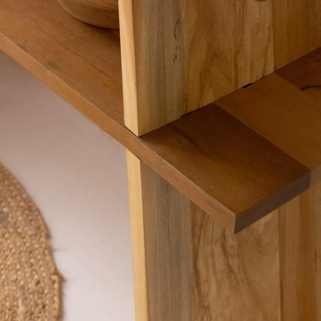 Made in Meubles Table Console<Console en bois recyclé Corin