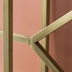 Made in Meubles Table Console<Console en manguier et métal doré Valérie