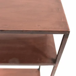 Made in Meubles Table Console<Console en métal effet cuivre Lima
