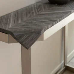 Made in Meubles Table Console<Console en métal et marbre Noé