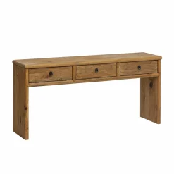 Made in Meubles Table Console<Console en pin recyclé Blaise