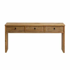 Made in Meubles Table Console<Console en pin recyclé Blaise