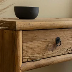 Made in Meubles Table Console<Console en pin recyclé Blaise