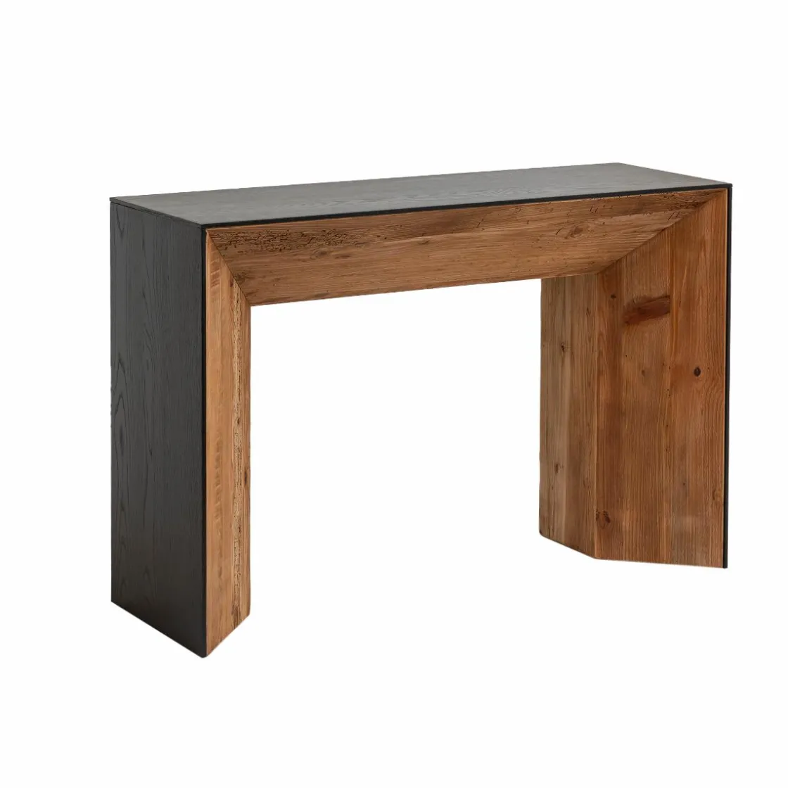 Made in Meubles Table Console<Console en pin recyclé Constance