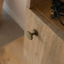 Made in Meubles Armoire<Dressing avec miroir en bois de manguier Juliet