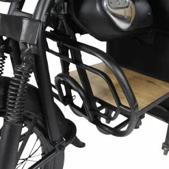 Made in Meubles Etagère<Etagère avant de moto en métal noir Tata