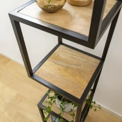 Made in Meubles Etagère<Etagère en bois de manguier et métal Ulysse