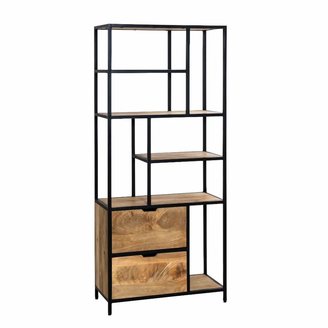 Made in Meubles Etagère<Etagère en bois de manguier et métal Maxence