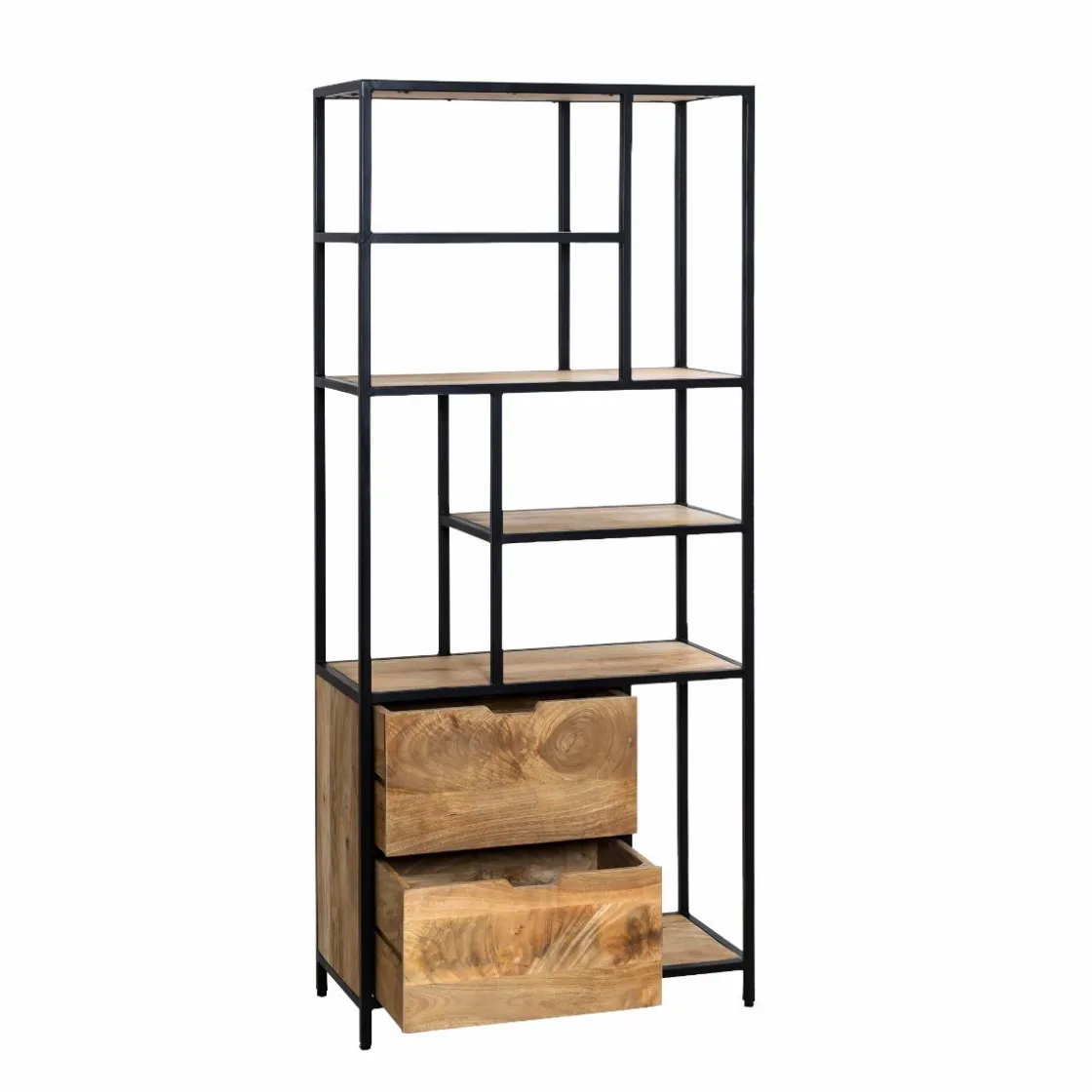 Made in Meubles Etagère<Etagère en bois de manguier et métal Maxence