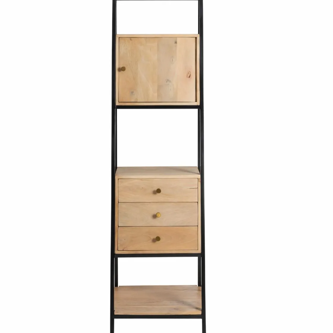 Made in Meubles Etagère<Etagère en bois de manguier et métal Mathieu