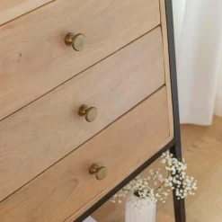 Made in Meubles Etagère<Etagère en bois de manguier et métal Mathieu