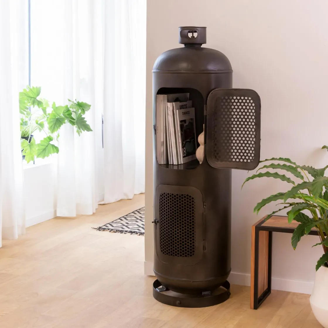 Made in Meubles Etagère<Etagère en métal 2 portes Locker