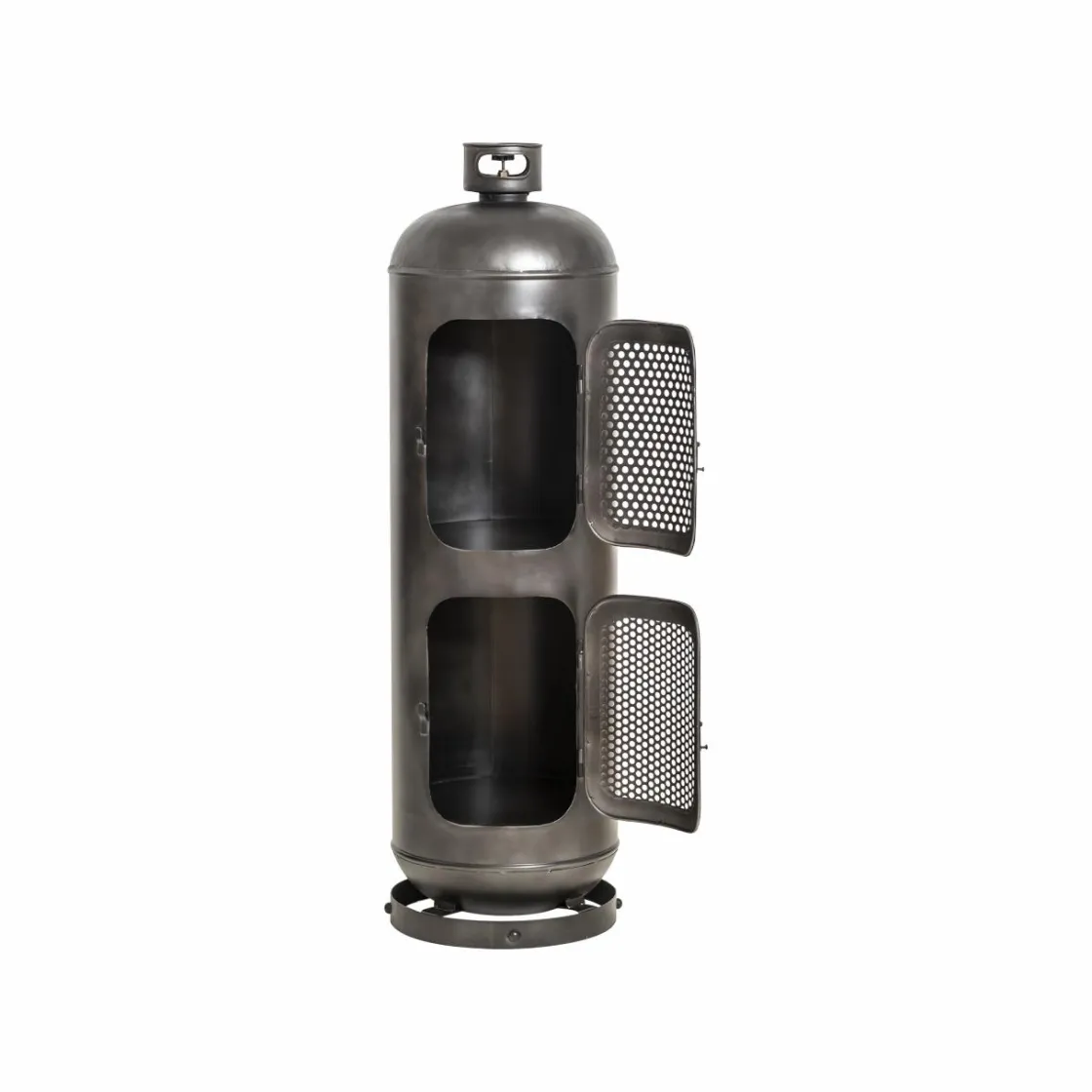 Made in Meubles Etagère<Etagère en métal 2 portes Locker