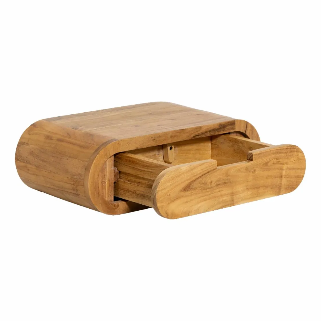 Made in Meubles Etagère|Chevet<Etagère murale arrondie en bois d'acacia Orane