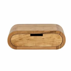 Made in Meubles Etagère|Chevet<Etagère murale arrondie en bois d'acacia Orane