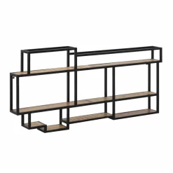 Made in Meubles Etagère|Décoration<Etagère murale en bois de manguier et métal Jacynthe