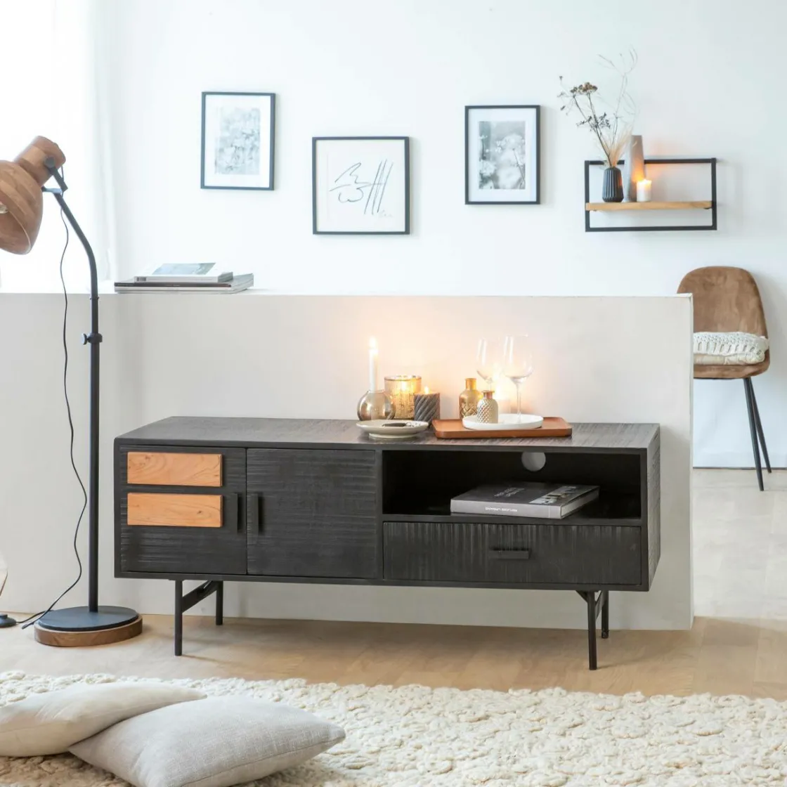 Made in Meubles Etagère|Décoration<Etagère murale en bois de manguier grand modèle Joie