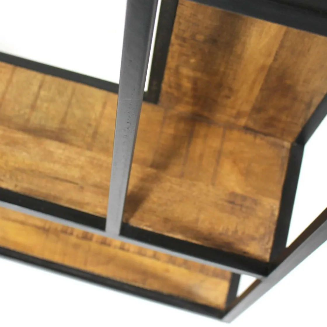 Made in Meubles Etagère<Etagère murale en métal et bois de manguier Marcel