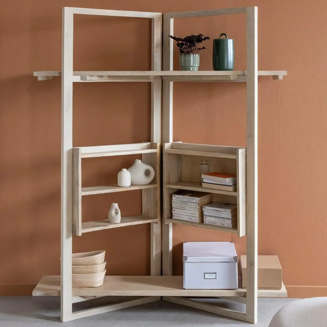 Made in Meubles Etagère<Etagère sur pieds en bois de manguier Tara