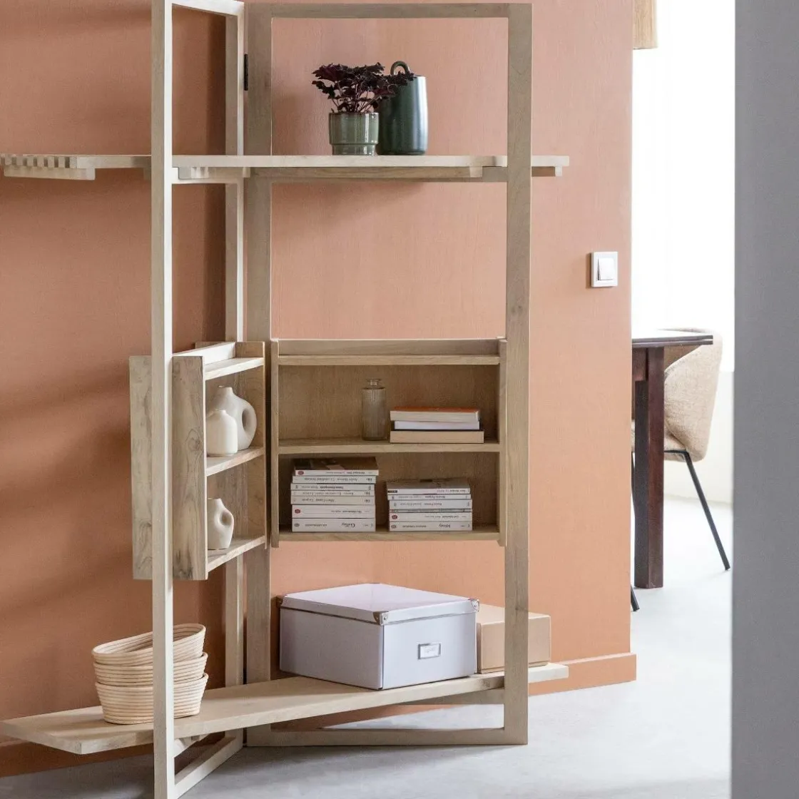 Made in Meubles Etagère<Etagère sur pieds en bois de manguier Tara