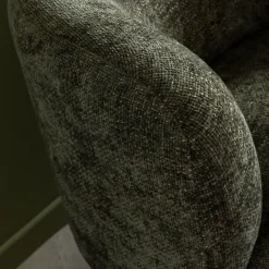 Made in Meubles Fauteuil<Fauteuil arrondi en tissu Norton
