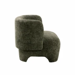 Made in Meubles Fauteuil<Fauteuil arrondi en tissu Norton
