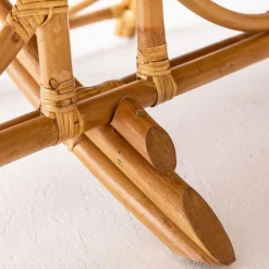 Made in Meubles Fauteuil|Canapé<Fauteuil cinéma en rotin 2 places Mayeul