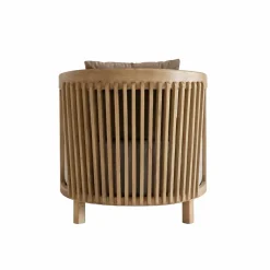 Made in Meubles Fauteuil<Fauteuil en bois de manguier Térence