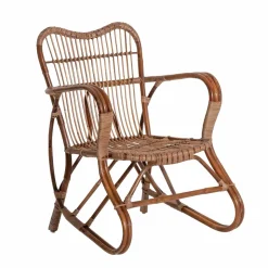 Made in Meubles Fauteuil<Fauteuil en rotin arrondi Rattan