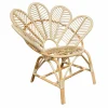 Made in Meubles Fauteuil<Fauteuil en rotin fleur Rattan