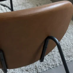 Made in Meubles Fauteuil<Fauteuil en simili-cuir Dorian