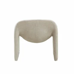 Made in Meubles Fauteuil<Fauteuil en tissu écru Théa