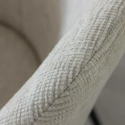 Made in Meubles Chaise<Fauteuil en tissu sable Aëlys (lot de 2)