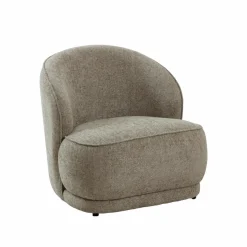 Made in Meubles Fauteuil<Fauteuil en tissu taupe Travis