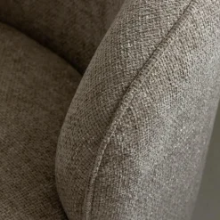Made in Meubles Fauteuil<Fauteuil en tissu taupe Travis