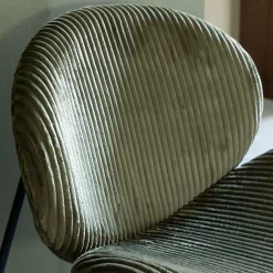 Made in Meubles Fauteuil<Fauteuil en velours vert Dorian