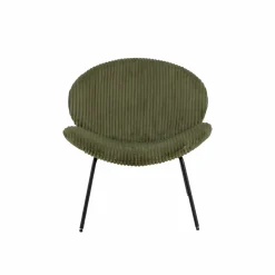 Made in Meubles Fauteuil<Fauteuil en velours vert Dorian