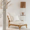 Made in Meubles Fauteuil<Fauteuil futon en rotin 1 place Elisa