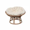 Made in Meubles Fauteuil<Fauteuil papasan en rotin avec coussin Rattan