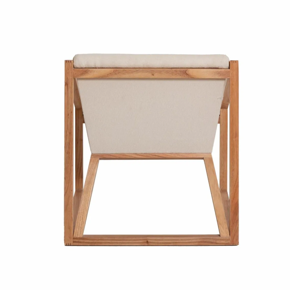 Made in Meubles Fauteuil<Fauteuil symétrique en bois de mindy Suzie