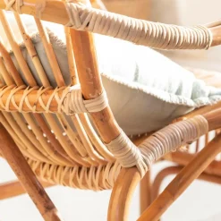 Made in Meubles Fauteuil<Fauteuil vintage en rotin Rattan