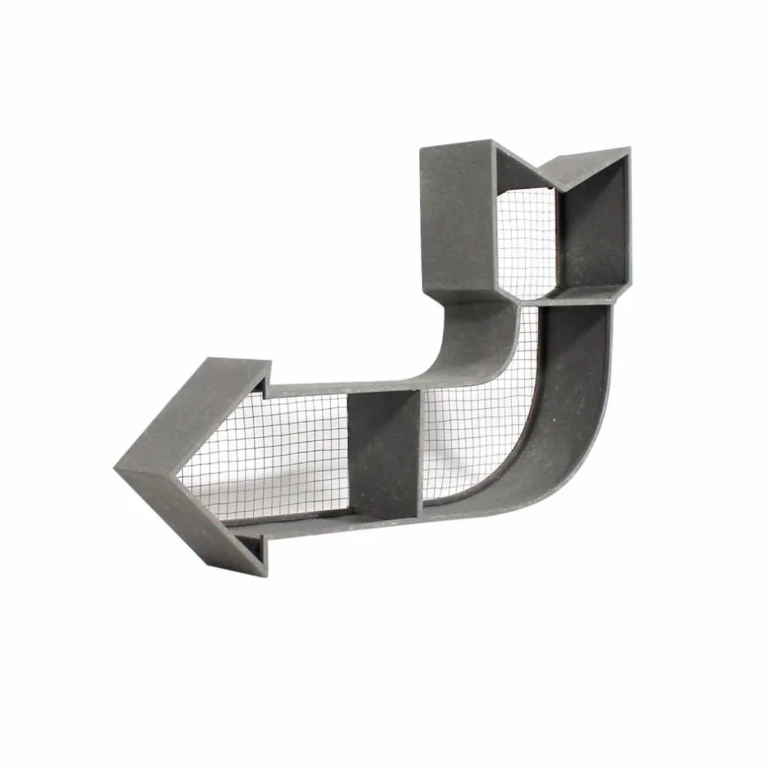 Made in Meubles Décoration<Flèche grise en métal