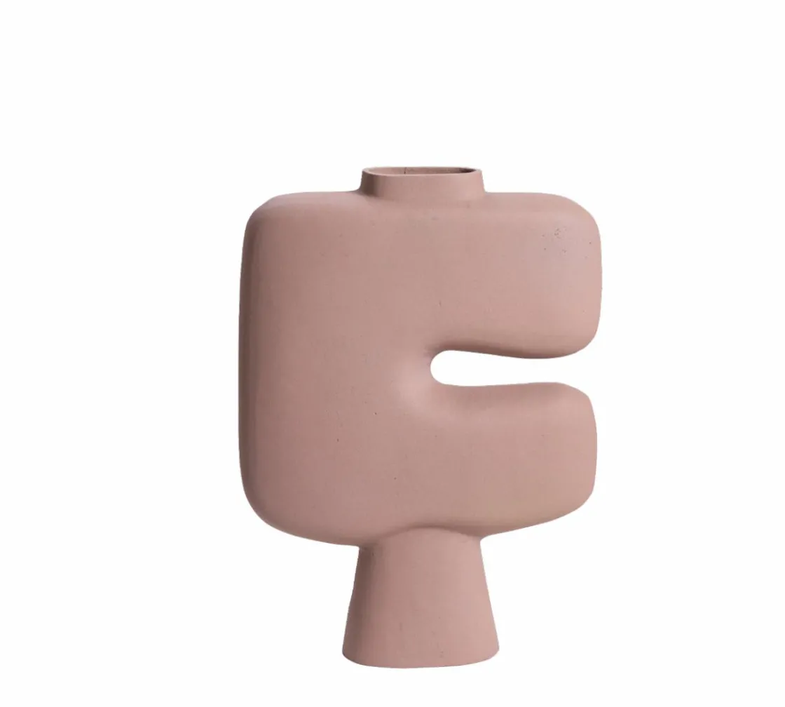 Made in Meubles Décoration<Grand vase rose en aluminium Cosmo